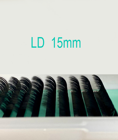 LC , LD curl Lashes 0.06 mm【Best Quality Ever】Cashmere Extra Matte Dark Black Lashes