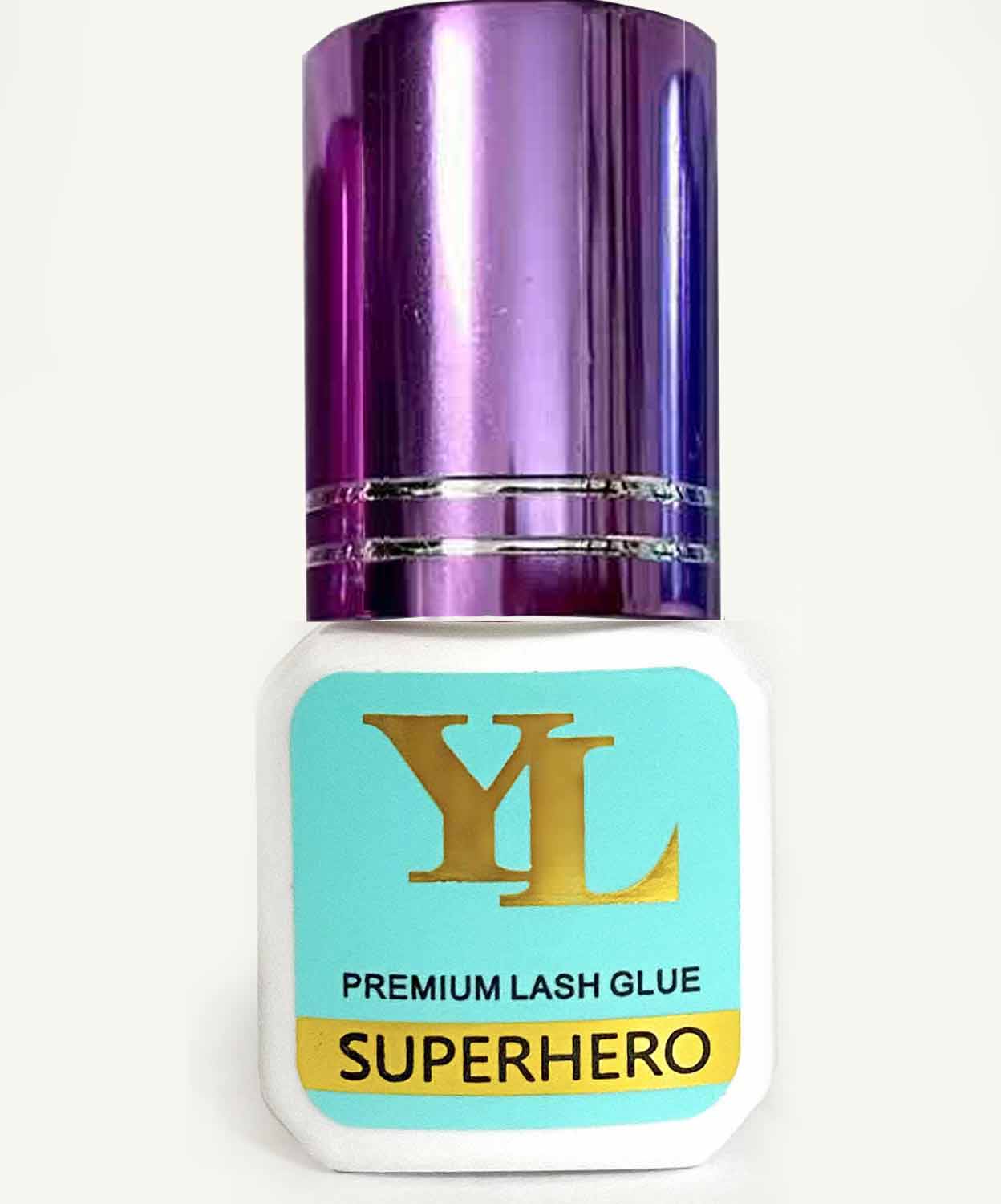 SUPERHERO PURPLE 0.5-1 Second Fast Drying -EXTRA STRONG- LONG RETENTION 8 weeks Eyelash Extension Glue【For low to medium humidity】