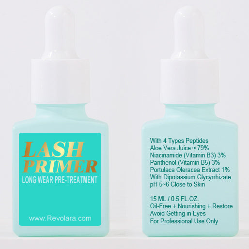 Lash Primer - Nourishing and Cleansing Formula Remove Oil and Dirt【with Vitamin B3 & B5】Restore+Calming