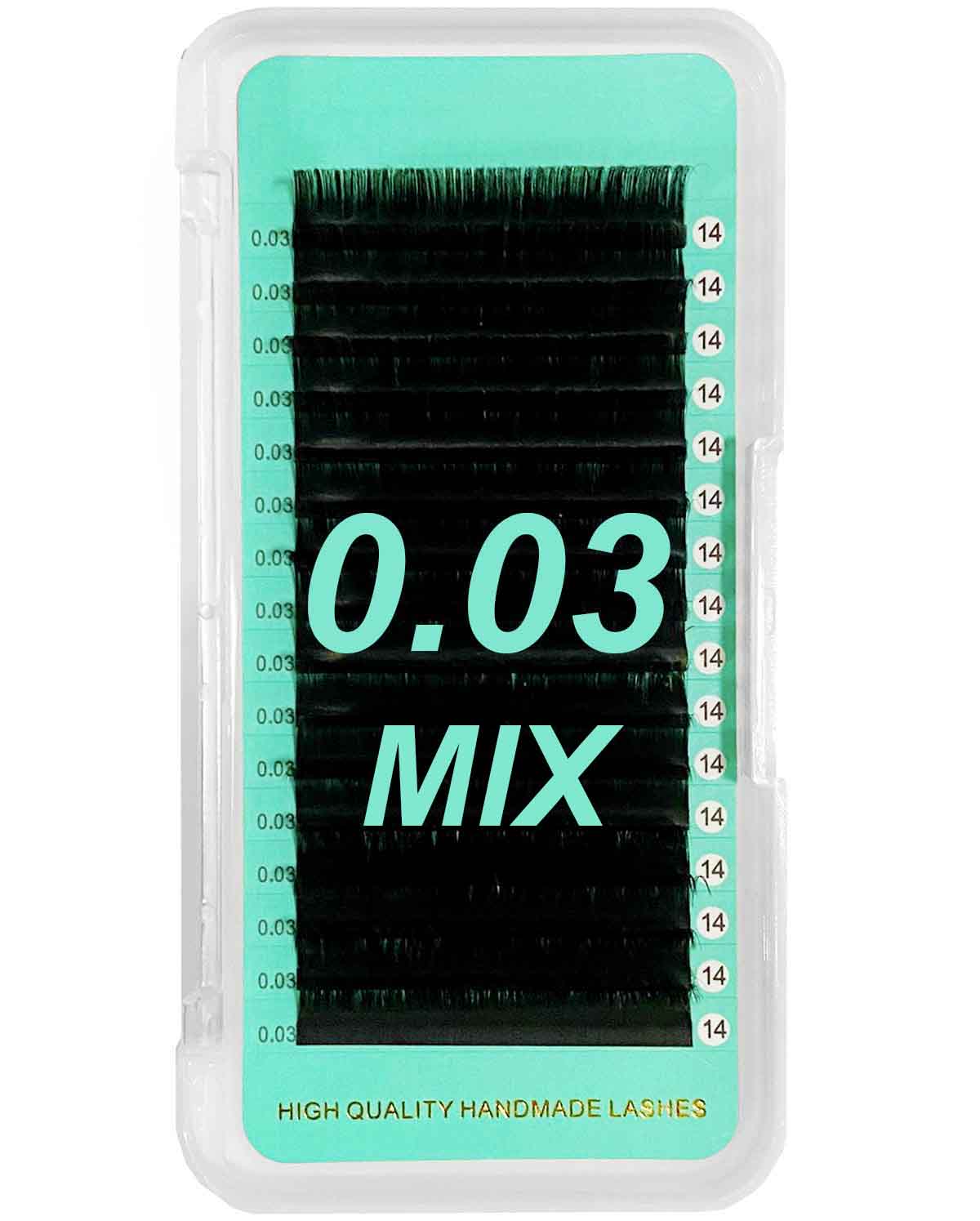 Cashmere Extra Matte Dark Black Lashes 0.03mm 16-lines【BEST QUALITY EVER】