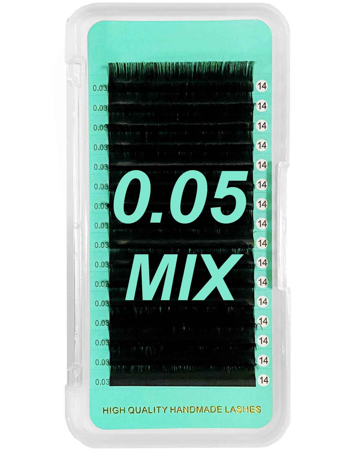 Cashmere Extra Matte Dark Black Lashes 0.05mm Mix 16-lines【BEST QUALITY EVER】