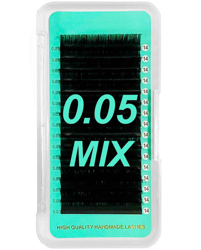 Cashmere Extra Matte Dark Black Lashes 0.05mm Mix 16-lines【BEST QUALITY EVER】