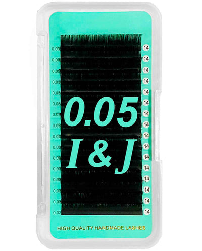 i Curl, J Curl, Bottom Lashes Cashmere PRO Extra Matte Deep black lashes【BEST QUALITY EVER】0.05mm