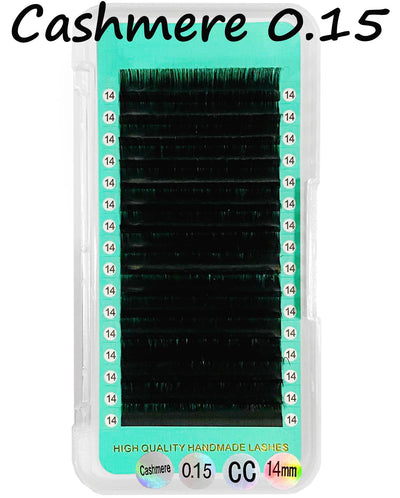 Classic Cashmere Matte Dark Black Classic Lash【0.15mm】16-Lines No-logo【Best Quality Ever】