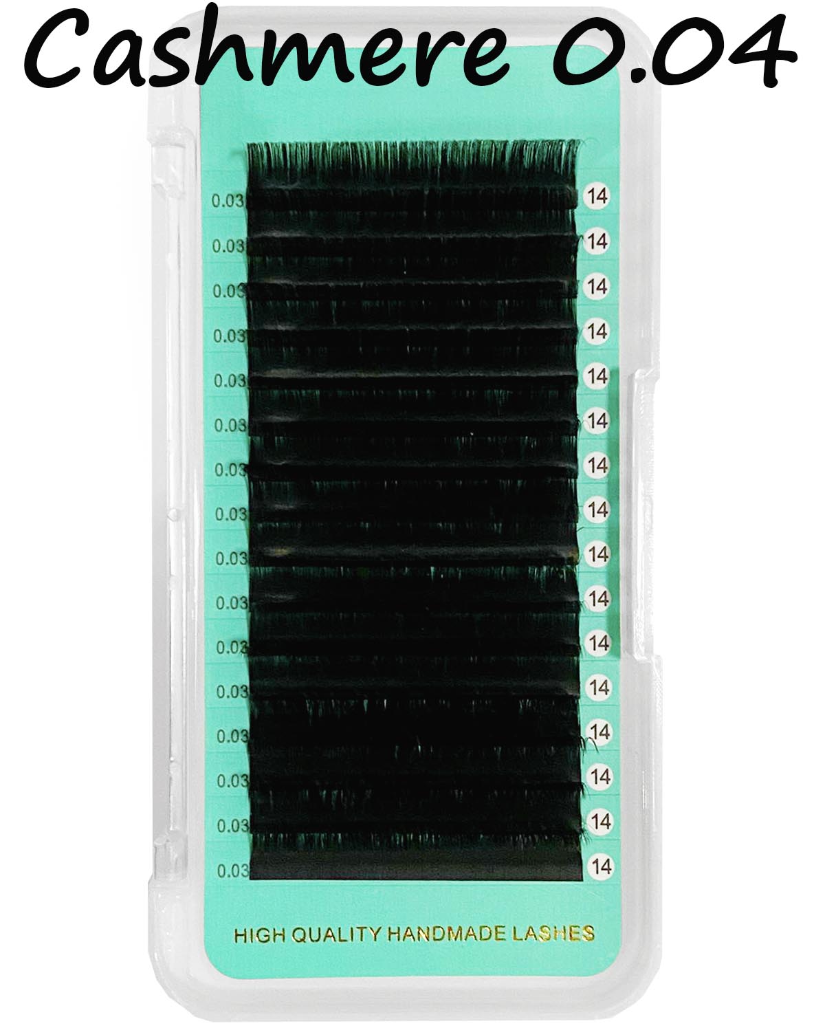 Cashmere Extra Matte Dark Black Lashes【SALE】 0.04mm-16rows