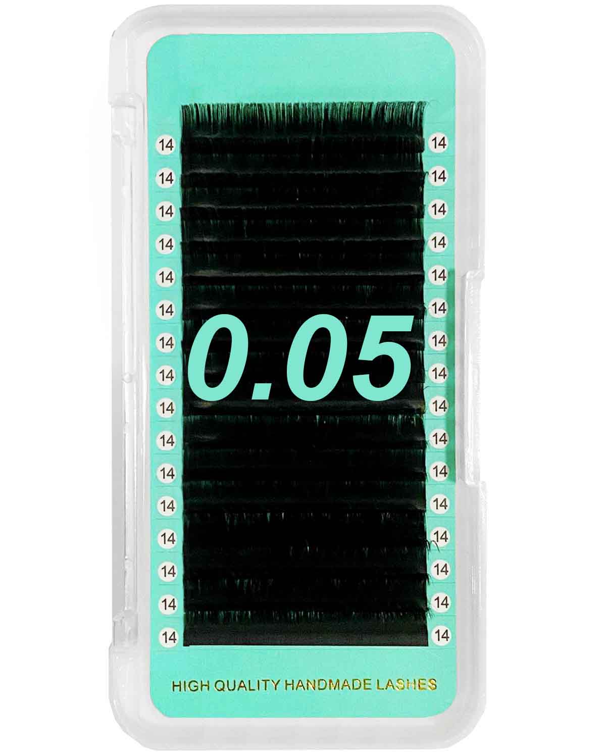Cashmere Extra Matte Dark Black Lashes 0.05mm【A little sticky root, not good for dip-glue-to-fan, but good for pinch-to-fan】clearance sale