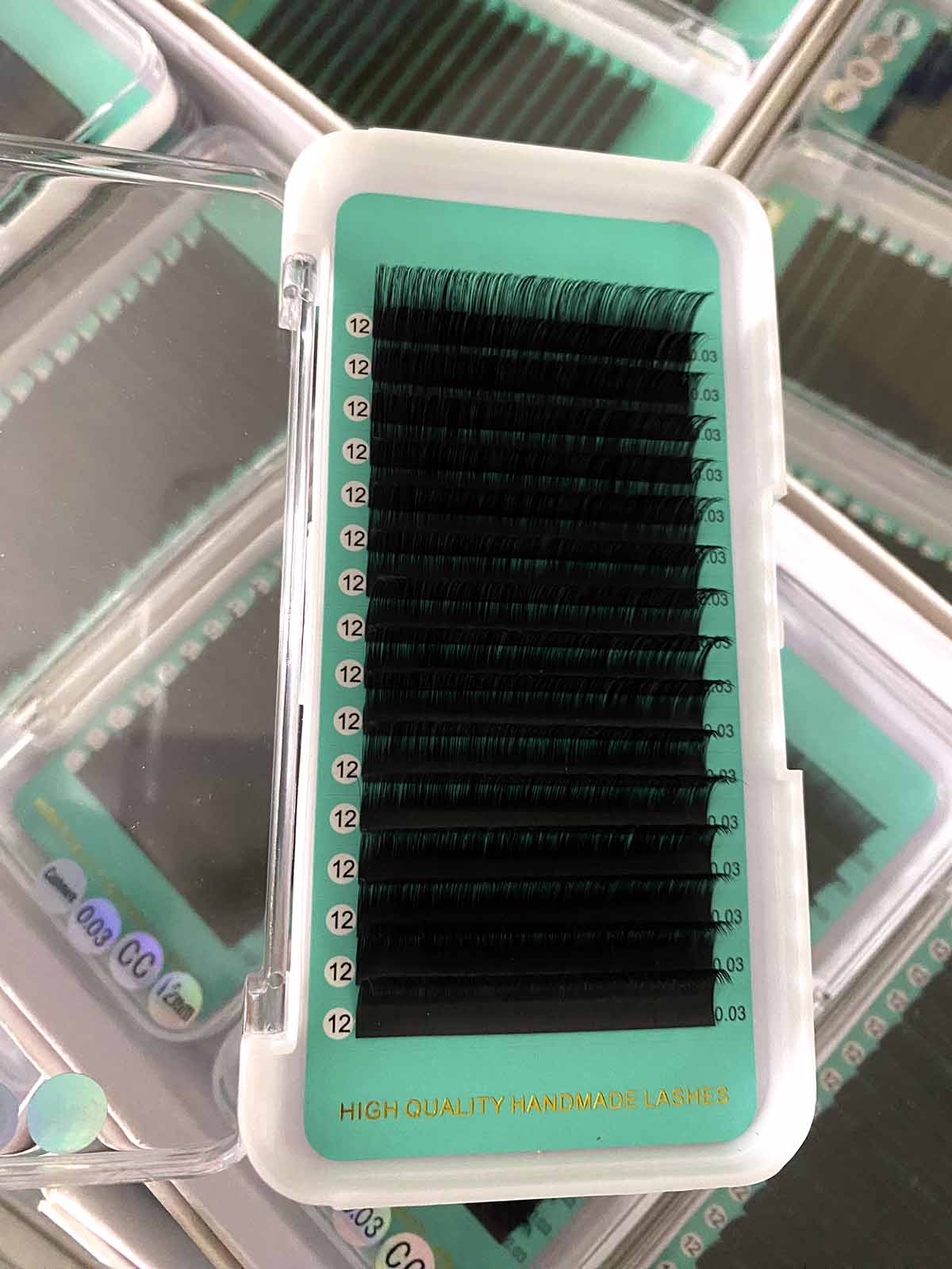 Cashmere PRO Extra Matte Deep Black Lash 【0.02 mm】16-lines - NO logo【Best Quality Ever】