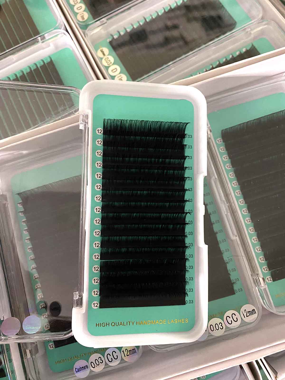 Cashmere PRO Extra Matte Deep Black Lash 【0.02 mm】16-lines - NO logo【Best Quality Ever】