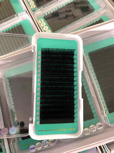 Cashmere PRO Extra Matte Deep Black Lash 【0.02 mm】16-lines - NO logo【Best Quality Ever】