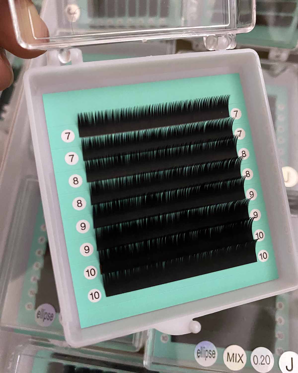 Bottom Lashes Matte Flat/Ellipse Lashes 0.20mm