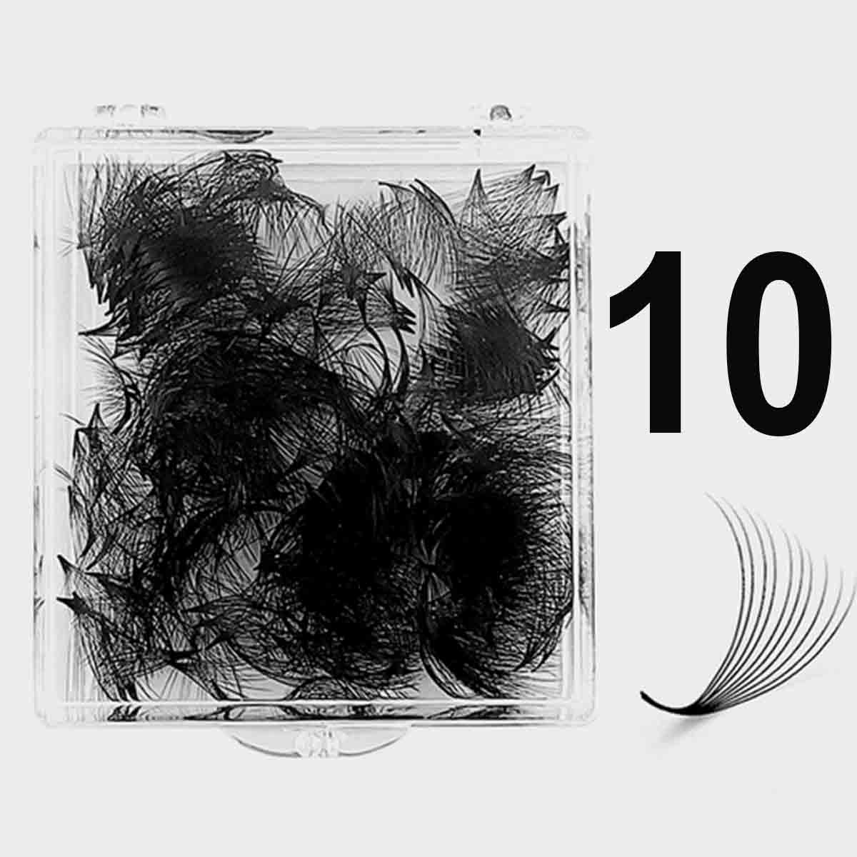 10D-0.03mm POWER-MAX Insta-Mega Pointy Root Premade Fans 500 Fans