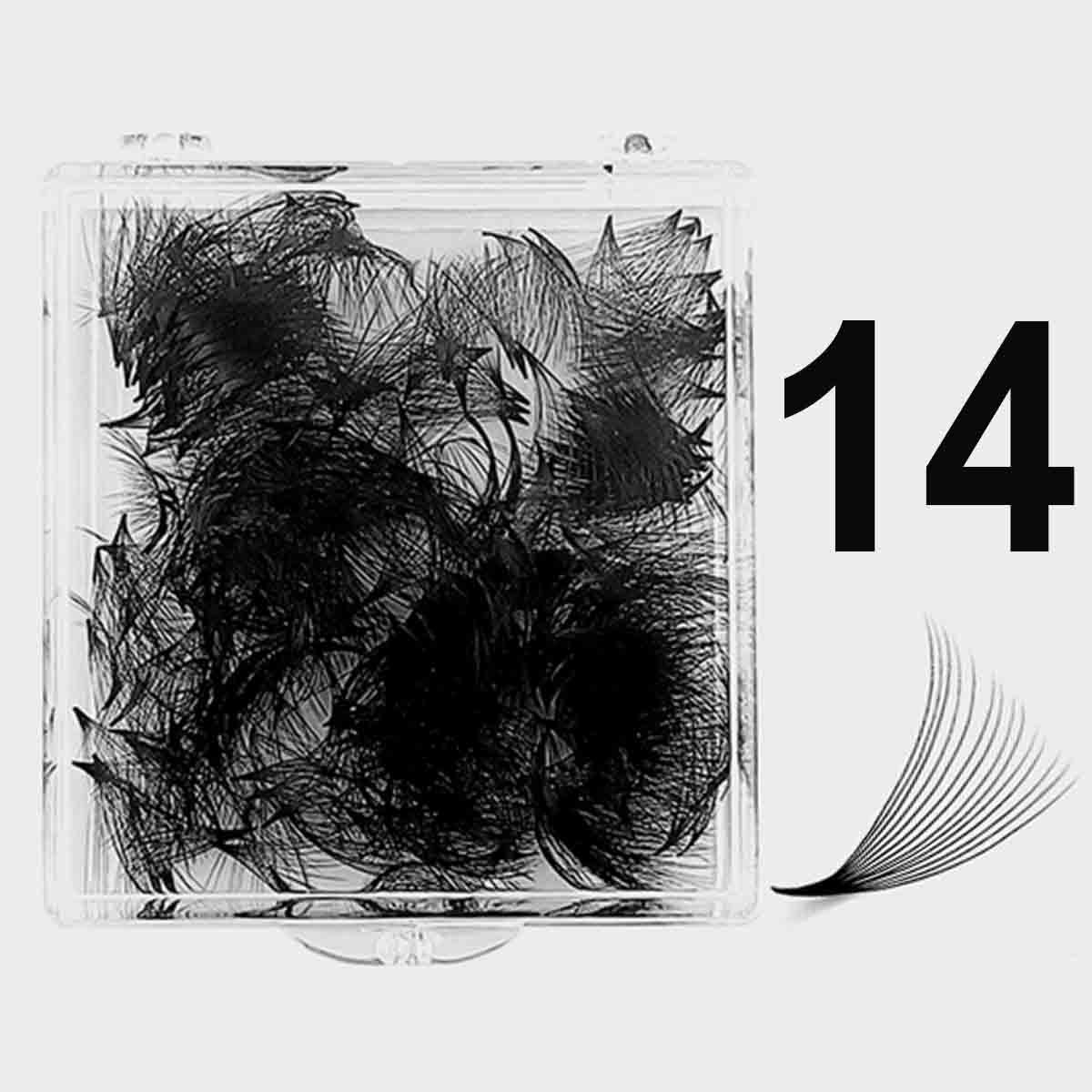 14D-0.03mm POWER-MAX Insta-Mega Pointy Root Premade Fans 500