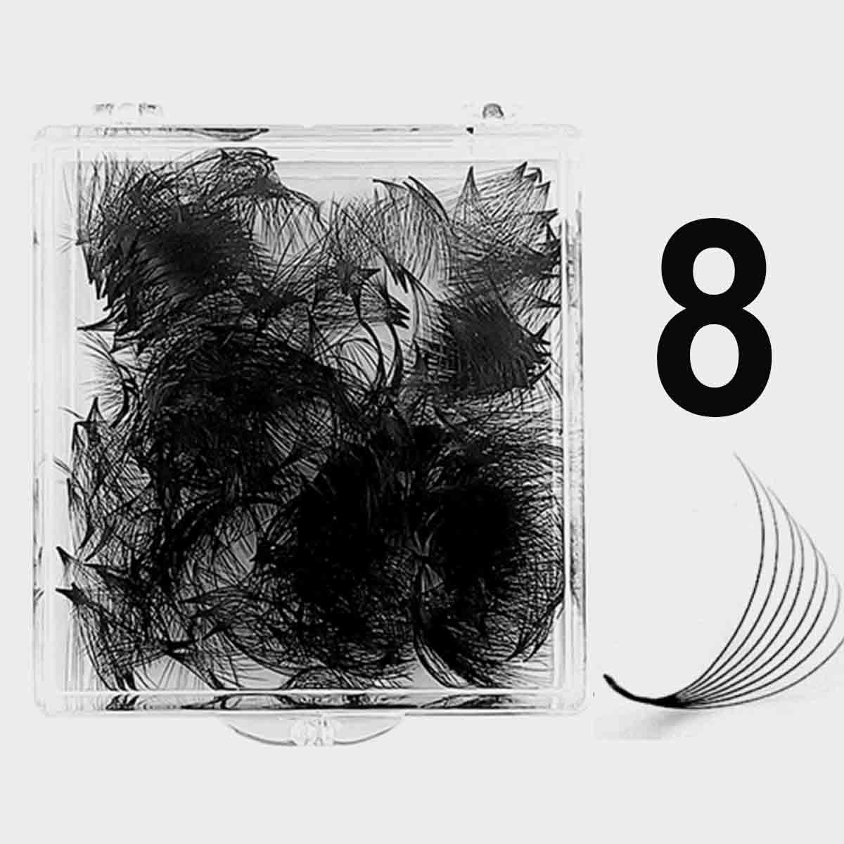 8D-0.03mm POWER-MAX Insta-Mega Pointy Root Premade Fans 500