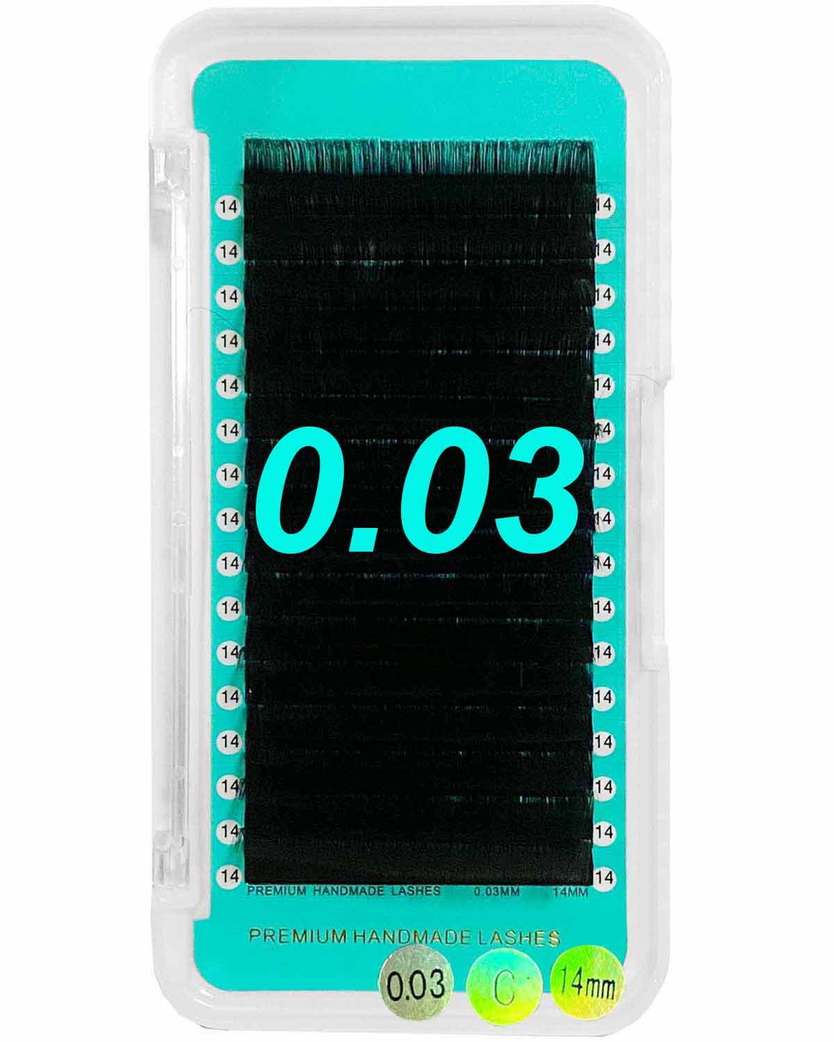 Cashmere Faux Mink Premium Matte Black Individual Lash Extensions 【0.03mm 16-lines】With Orange Tape【Clearance Sale】