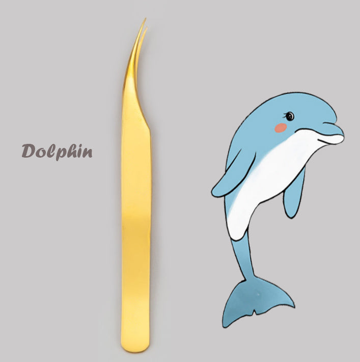 DOLPHIN Super Steel Tweezer | Anti-magnetic | Ultra-high precision hardness and durability