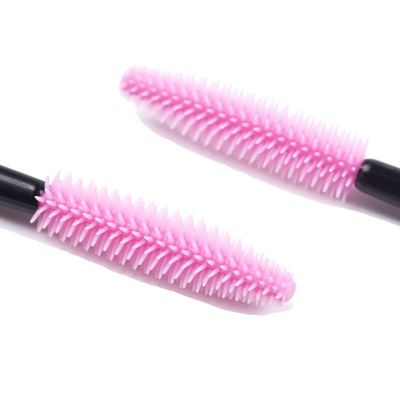 Silicone Mascara Wands Disposable Eyelash Brushes for Extensions 50 pieces/bag