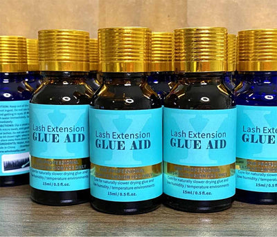 Lash Extension Glue Aid , Private Label Bulk Order Wholesale Price, no-labeled bottle 15ml
