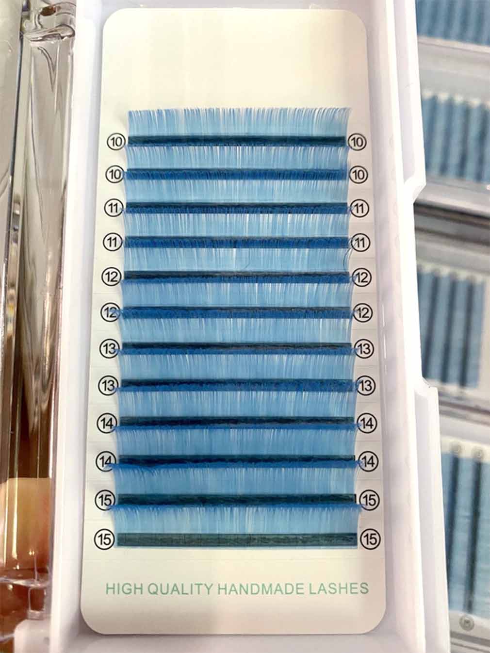 0.05mm Light Blue Color Lash extension Tray