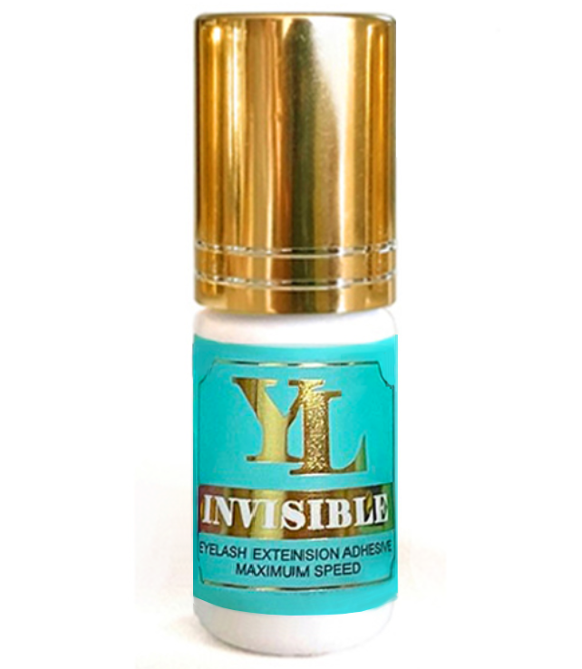 Invisible Superpower 0.5-1 Second Fast Drying -EXTRA STRONG- LONG RETENTION Eyelash Extension Adhesive CLEAR COLOR 5ml