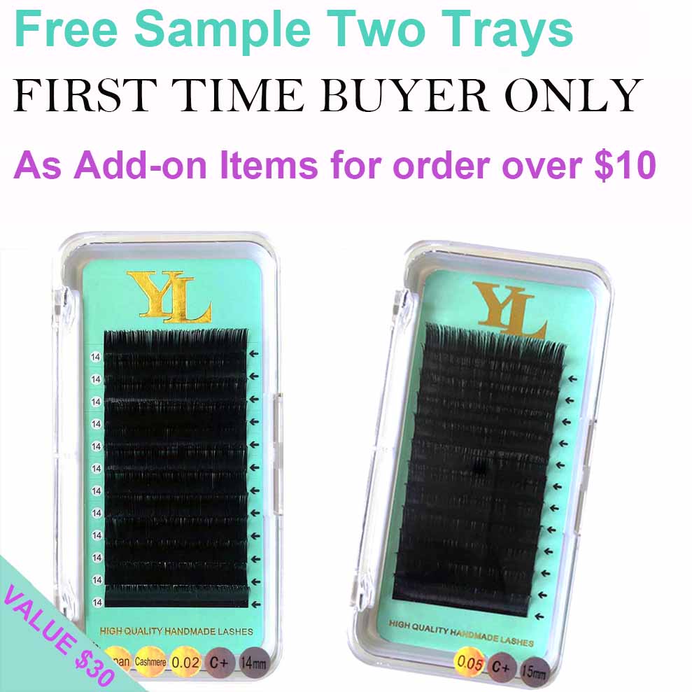 Free Sample Two Trays Cashmere Lash【First time Buyer ONLY】order one tray regular price lash, then you qualify to use this link to add two free trays