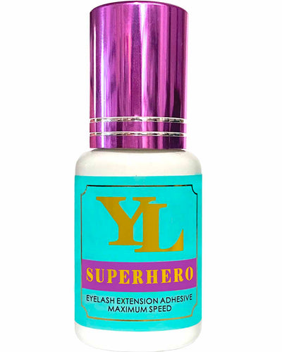 SUPERHERO 0.5-1 Second Fast Drying -EXTRA STRONG- LONG RETENTION 8 weeks Eyelash Extension Glue/Adhesive 【For low to medium humidity】