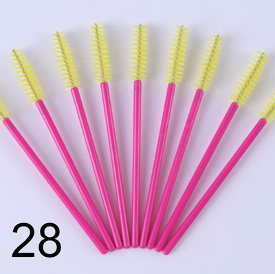 Mascara Brush 50 pcs/bag -  many COLORS