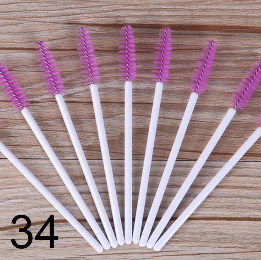 Mascara Brush 50 pcs/bag -  many COLORS