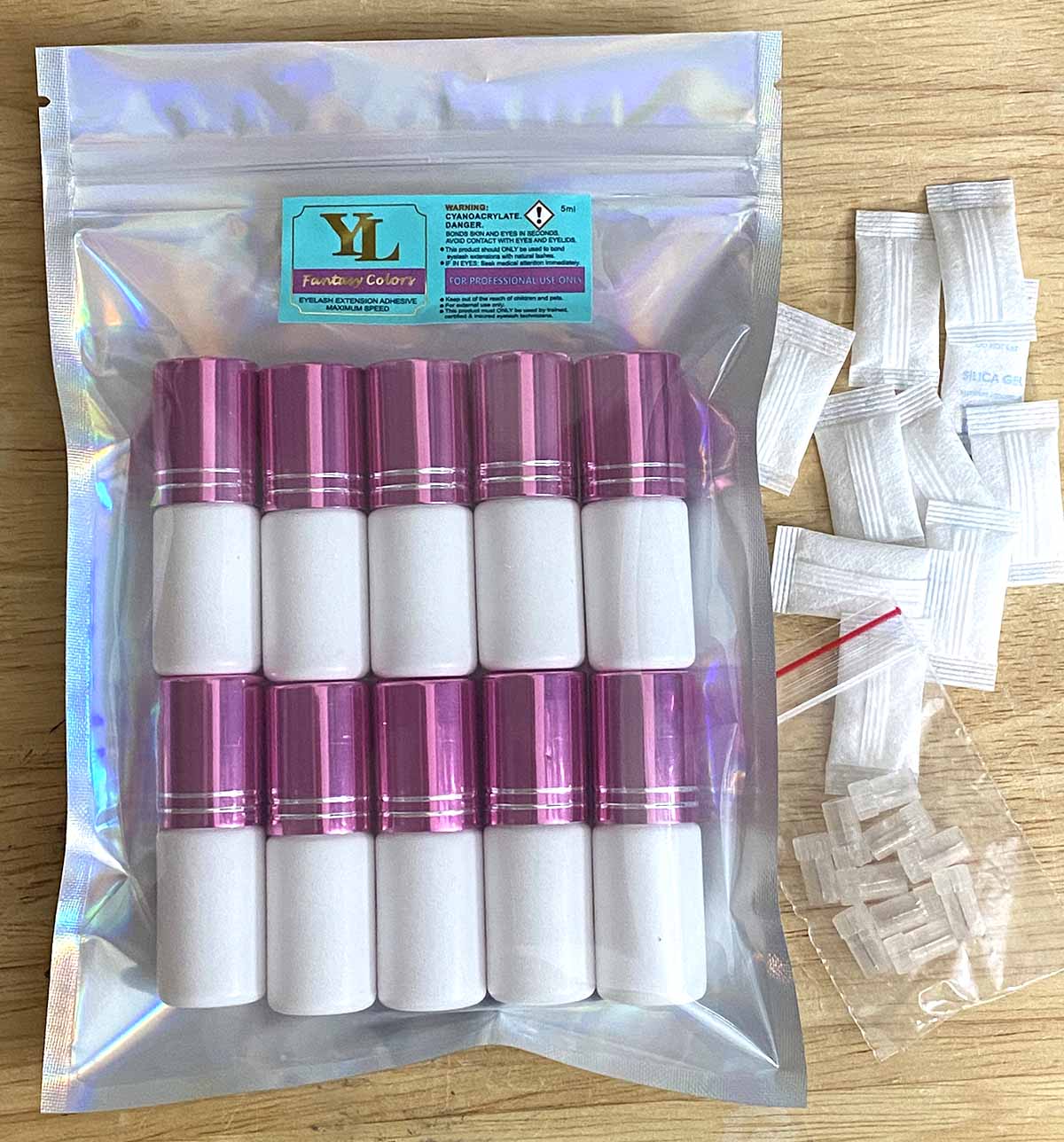 Lash Extension Glue Private Label Bulk Order - No Labeled Bottle 【not all colors are in stock , please contact us to check. If not in stock , we will ship in about two weeks】