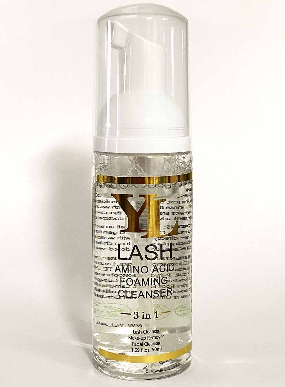 Luxury Amino Acid Formula Eyelash Extension Shampoo/Extra Gentle /Lash and Eyelid Foming Cleanser 50ml