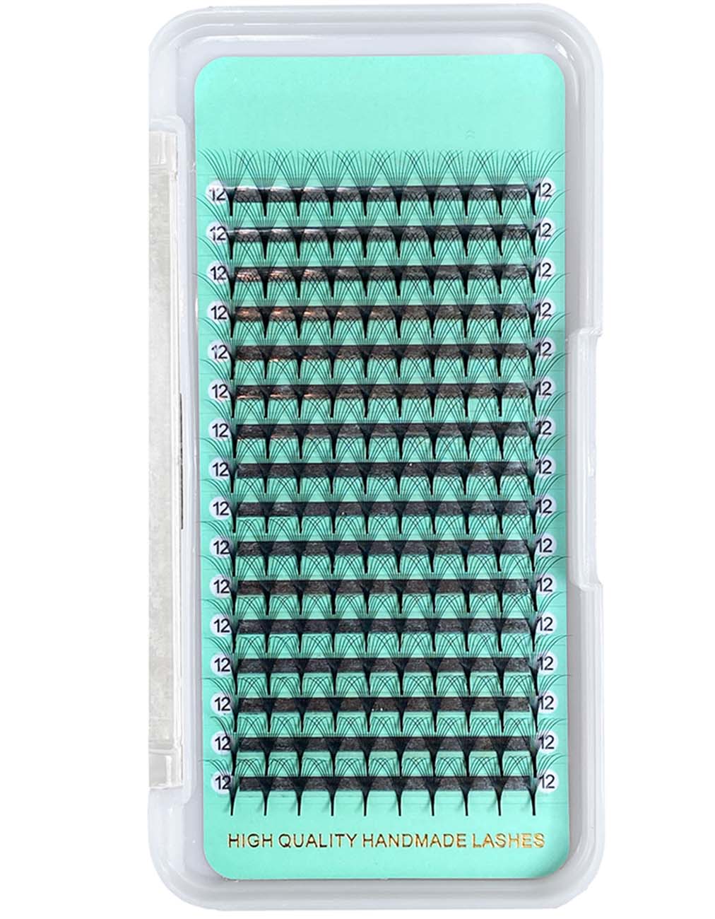 8D - 0.07mm Slim/Pointy Root Medium Stem Premade Fans 16 lines 160 fans NO-Logo【Sale】