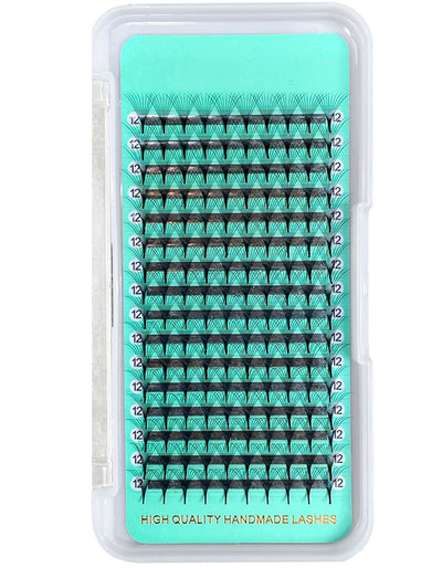 8D - 0.07mm Slim/Pointy Root Medium Stem Premade Fans 16 lines 160 fans NO-Logo【Sale】