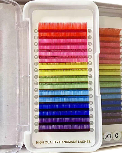 0.07mm Mixed Color Lashes 16 lines NO-Logo