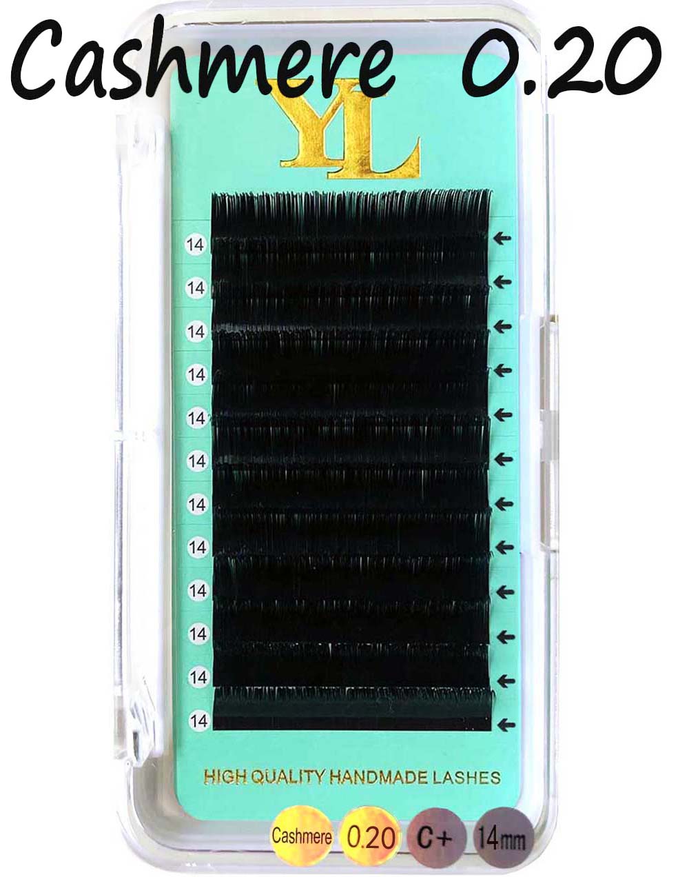 Classic Cashmere Matte Dark Black Lash -  0.20 mm 【Best Quality Ever】