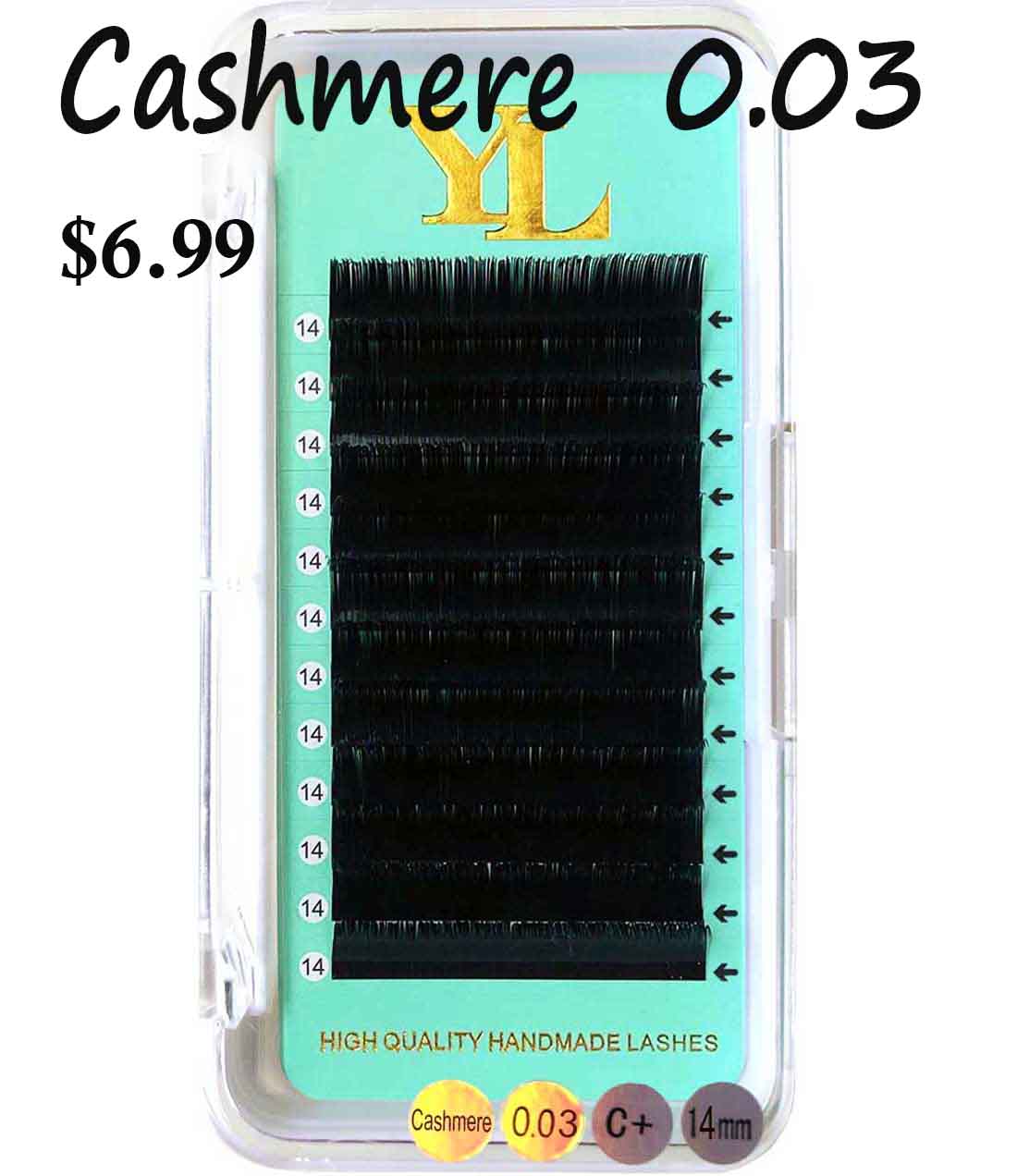 Three Trays of Free Sample【INSTAGRAM FOLLOWER ONLY 】Cashmere Matte Dark Black Lashes【First time Buyer ONLY 】USA Shipping Handling Fee $9.99
