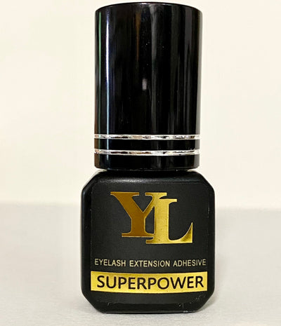 SUPERPOWER Black 0.5 to 1 Second FAST Drying EXTRA STRONG / 8 Weeks Long Retention Glue 5ml Black【Made in Taiwan】