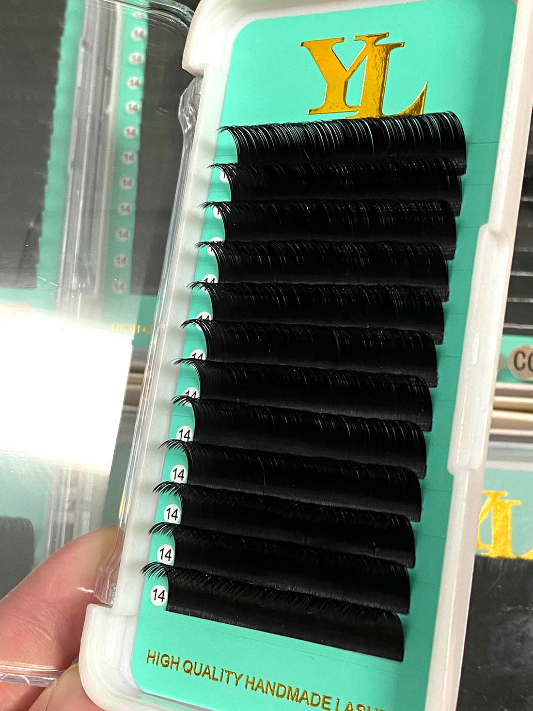 Flat Lashes/ Ellipse Lash 0.15mm【Extra Matte Dark Black】8 to 18mm